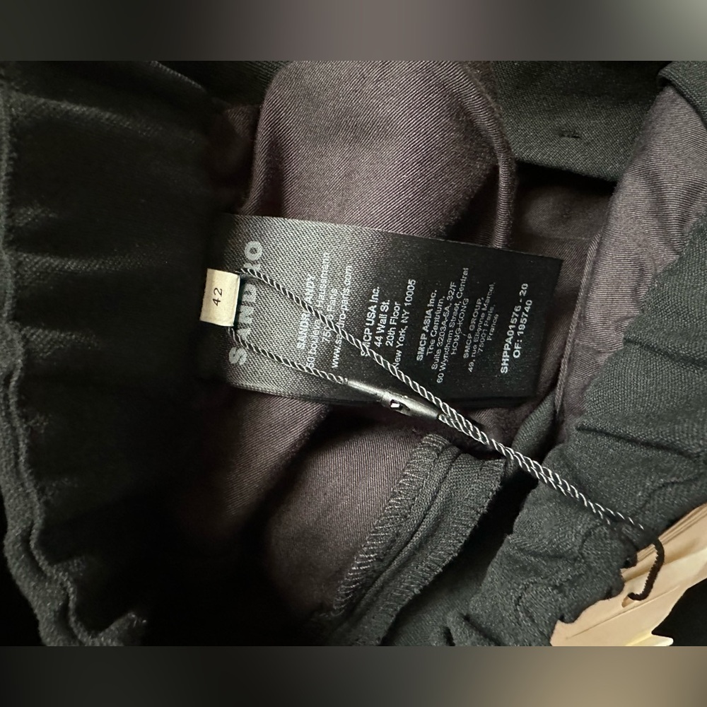 BRAND NEW MENS PANTS SANDRO SIZE 42